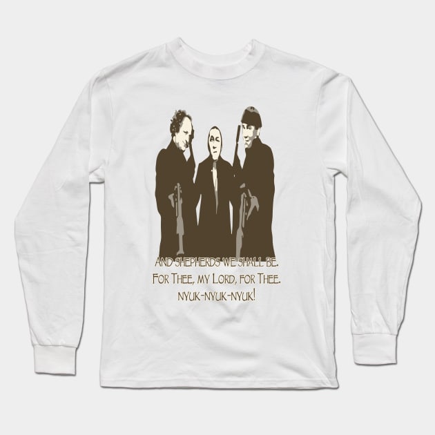 Boondock Stooges Long Sleeve T-Shirt by VintageGrim